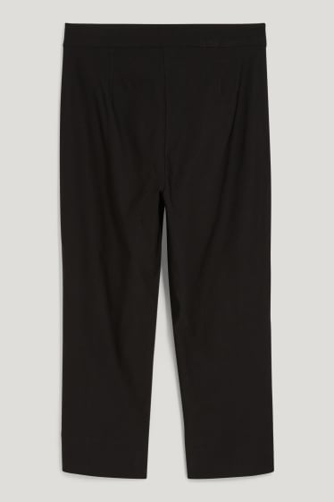 Dames - Pantalon - high waist - cigarette fit - zwart