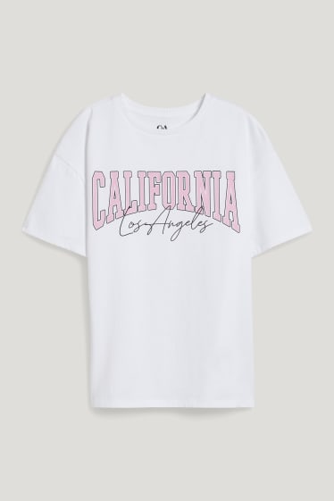 Kids Girls - Tricou cu mânecă scurtă - alb