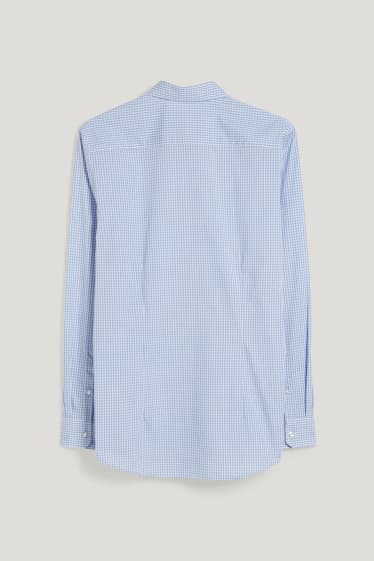Uomo - Camicia business - slim fit - button down - facile da stirare - azzurro