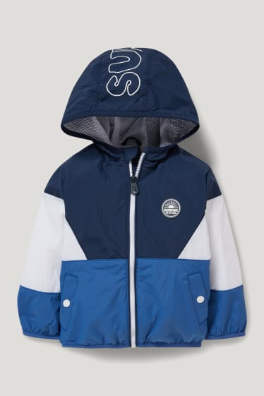 Baby Boys - Giacca con cappuccio per neonati - blu