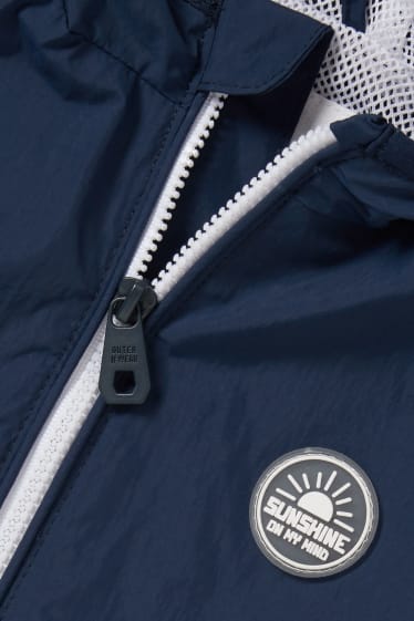 Baby Boys - Giacca con cappuccio per neonati - blu