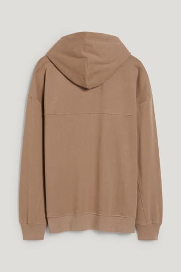 Hombre - Sudadera con capucha - marrón claro