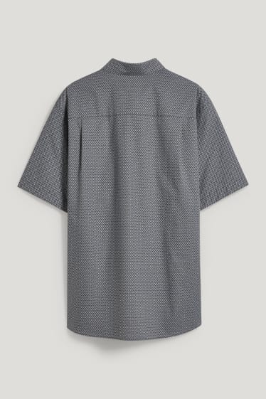 Caballero XL - Camisa - regular fit - kent - de planchado fácil - azul oscuro