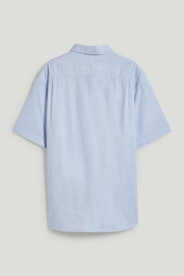 Caballero XL - Camisa - regular fit - kent - azul claro