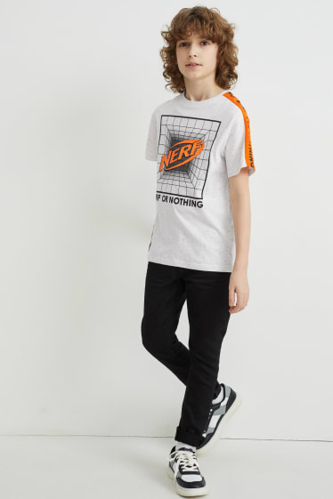 Băieți - NERF - tricou cu mânecă scurtă - negru / gri