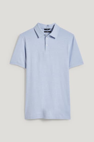 Heren - Poloshirt - Flex - lichtblauw