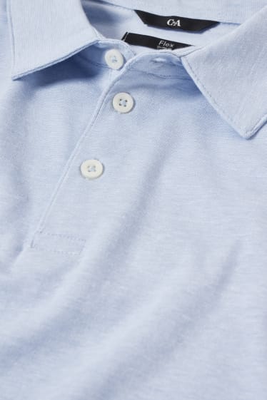 Heren - Poloshirt - Flex - lichtblauw