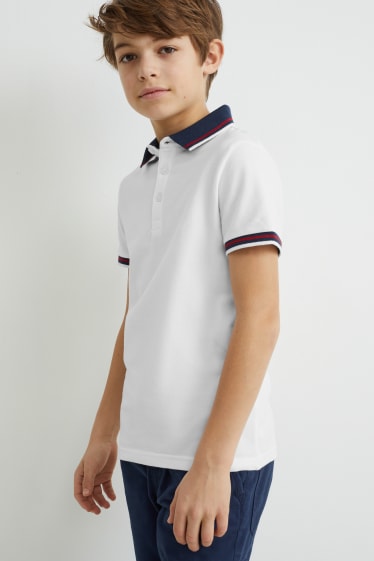 Garçons - Polo - blanc