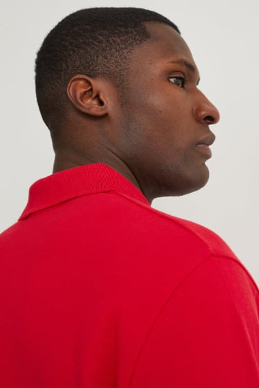 Hommes - Polo - rouge