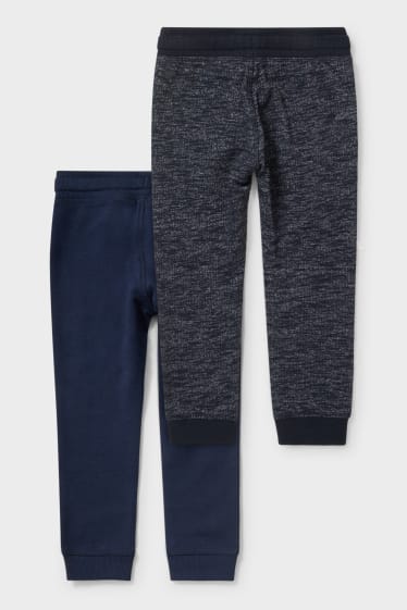 Toddler Boys - Multipack 2 perechi - pantaloni de trening - albastru închis