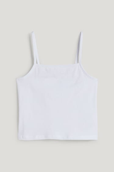 Filles - Ensemble - T-shirt et top - 2 pièces - rose