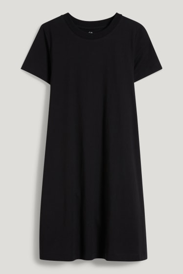 Donna - Vestito a t-shirt - nero