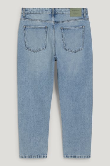 Clockhouse nen - Crop regular jeans - texà blau clar