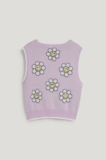 Clockhouse femme - CLOCKHOUSE - sous-pull - SmileyWorld® - lilas