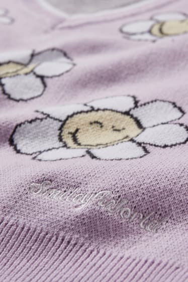 Clockhouse femme - CLOCKHOUSE - sous-pull - SmileyWorld® - lilas