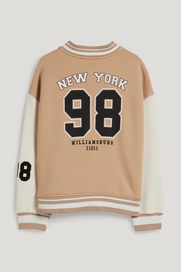 Kids Girls - Extended Sizes - Sweatjacke - beige