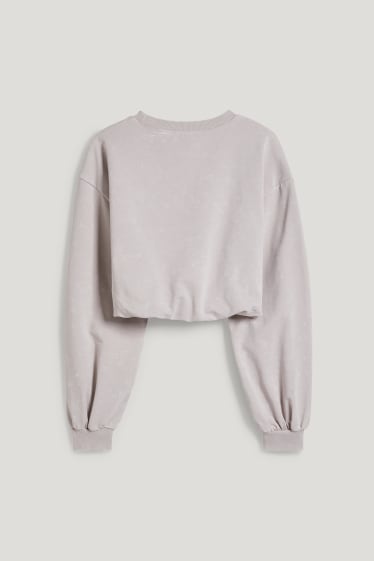 Exklusiv Online - CLOCKHOUSE - Crop Sweatshirt - hellbeige