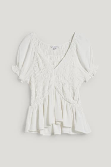 Clockhouse Girls - CLOCKHOUSE - blusa - bianco