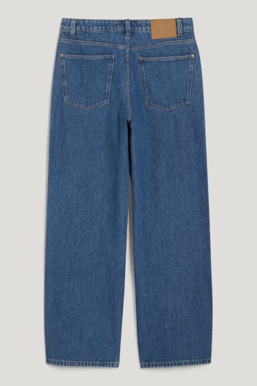 Dona - Relaxed jeans - high waist - texà blau