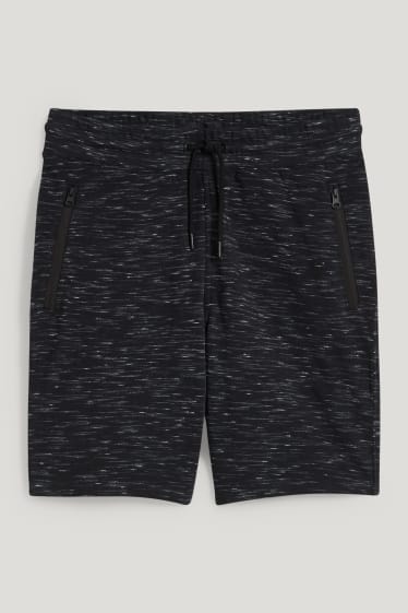 Clockhouse Boys - Sweatshorts - schwarz-melange