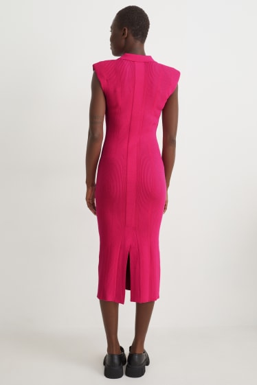 Damen - Strickkleid - pink