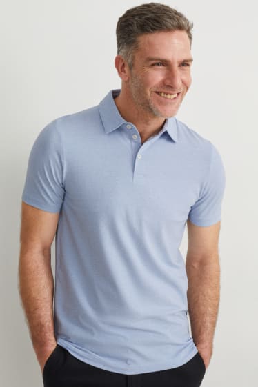 Heren - Poloshirt - Flex - lichtblauw