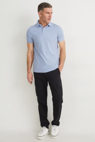 Heren - Poloshirt - Flex - lichtblauw
