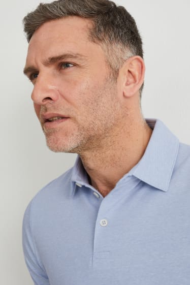 Heren - Poloshirt - Flex - lichtblauw