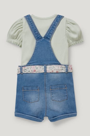 Baby Girls - Compleu bebeluși - 2 piese - denim-albastru deschis