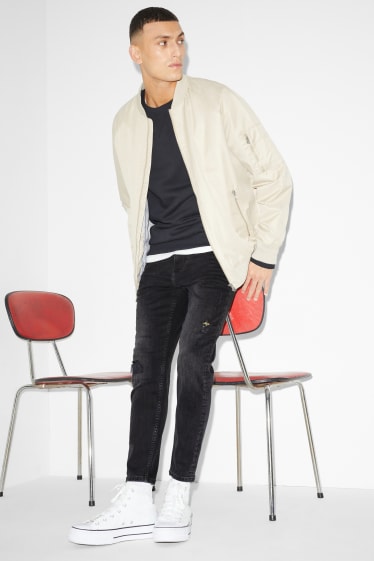 Clockhouse Boys - Carrot jeans - LYCRA® - jeans grigio scuro