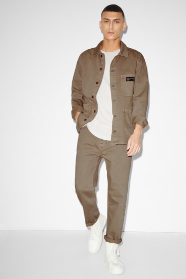Clockhouse Boys - Crop regular jeans - bej