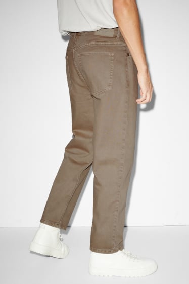 Clockhouse Boys - Crop regular jeans - bej