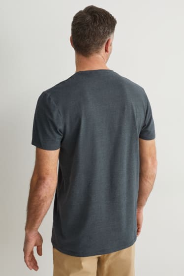 Mężczyźni - T-shirt - Flex - ciemnozielony