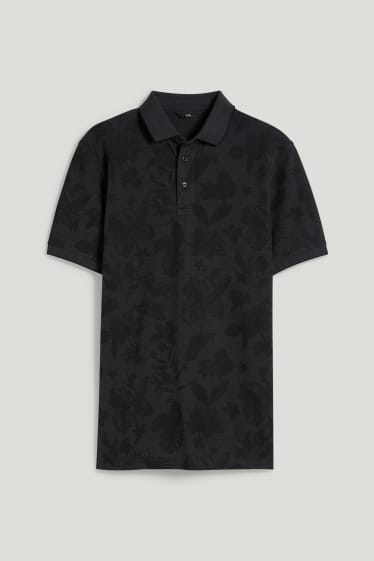 Men - Polo shirt - black