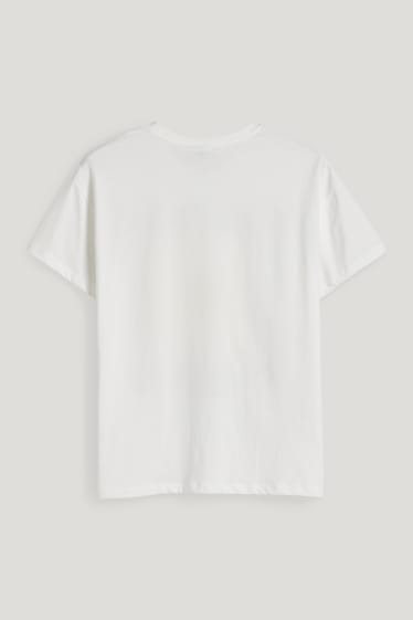 Clockhouse femme - CLOCKHOUSE - T-shirt - SmileyWorld® - blanc crème