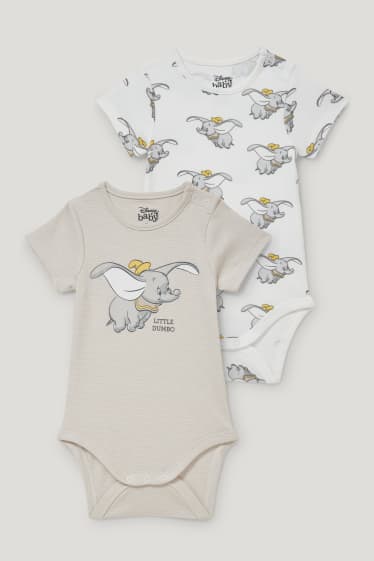 Miminka chlapci - Multipack 2 ks - Dumbo - body pro miminka - béžová