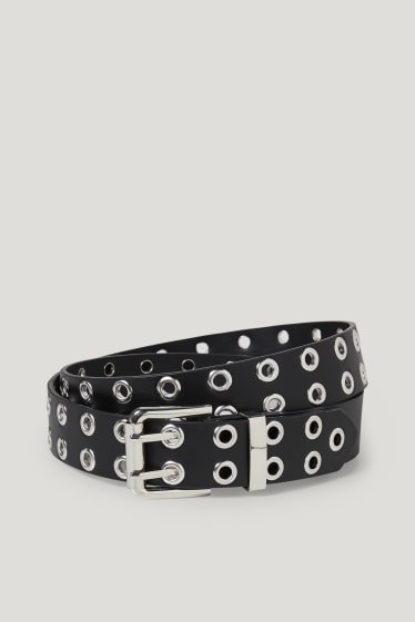 Clockhouse femme - CLOCKHOUSE - ceinture - similicuir - noir
