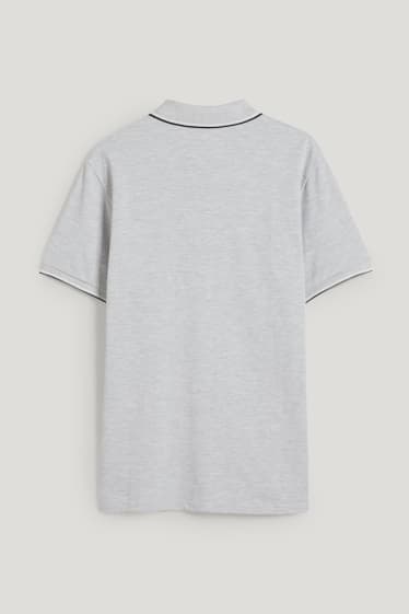 Hommes - Polo - gris clair chiné