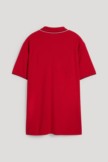 Men XL - Polo shirt - dark red