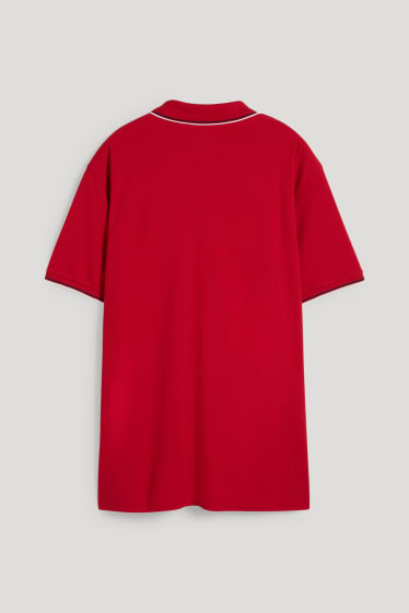 Herren XL - Poloshirt - dunkelrot
