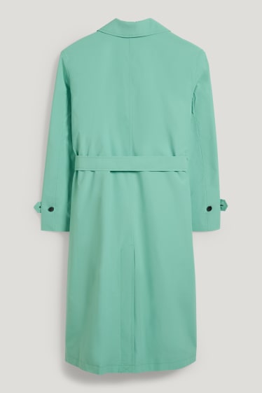 Donna - Trench - turchese