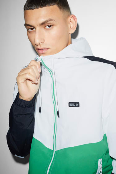 Clockhouse homme - Blouson à capuche - vert