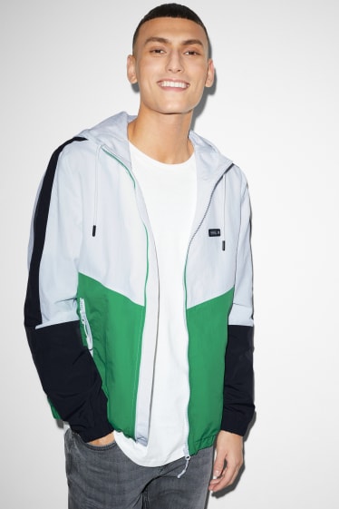 Clockhouse homme - Blouson à capuche - vert