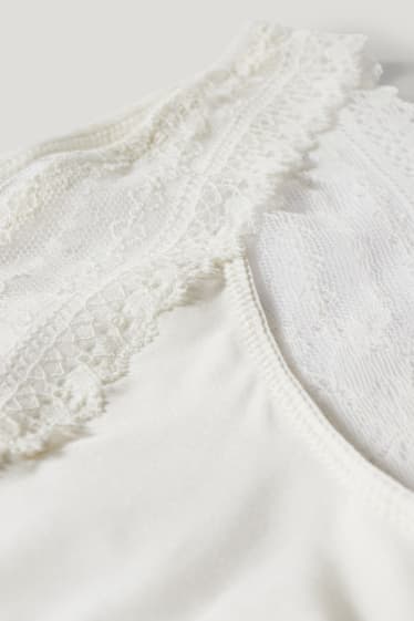 Damen - Slip - cremeweiß