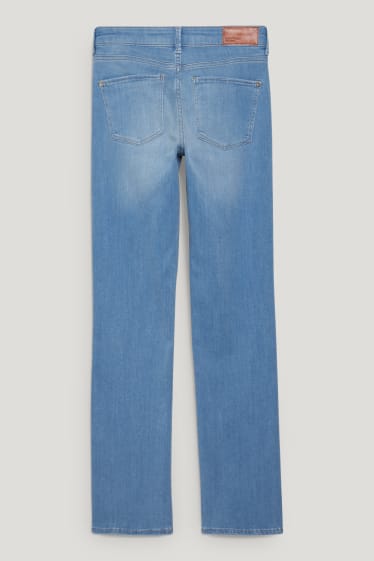 Dona - Straight jeans - mid waist - texà blau clar