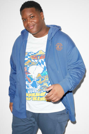 Clockhouse Boys - Sweatjacke mit Kapuze - blau