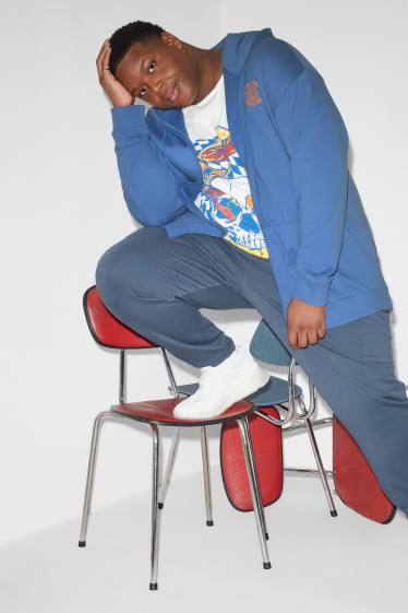 Clockhouse Boys - Sweatjacke mit Kapuze - blau
