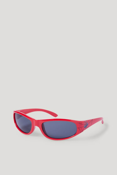 Niños - Spider-Man - gafas de sol - rojo