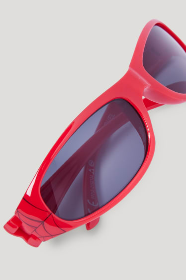 Niños - Spider-Man - gafas de sol - rojo