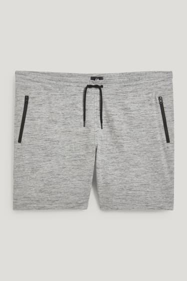 Clockhouse homme - Shorts en molleton - gris chiné